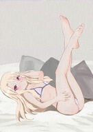 1_female absurd_resolution aruman aruman-d bare_legs bare_shoulders barefoot bikini blonde_hair blush eyes fate fatekaleid_liner_prisma_illya feet female hair high_resolution illyasviel_von_einzbern legs legs_up loli lolibooru.moe long_hair questionable red_eyes sankaku sankaku_channel shoulders soles solo swimsuit swimwear toes very_high_resolution // 2895x4093 // 3.0MB