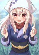 1_female akari_(pokemon)_(cosplay) bandana bangs blonde_hair blush breasts cosplay creatures_(company) eyes face facial_expression fate fatekaleid_liner_prisma_illya female galaxy_expedition_team_survey_corps_uniform game_freak hair hair_between_eyes illyasviel_von_einzbern japanese_clothes lolibooru.moe long_hair long_sleeves looking_at_viewer neck neckwear nintendo obi open_mouth pan_korokorosuke pokémon pokémon__arceus red_eyes red_neckwear red_scarf safe sash scarf shou_(pokémon) sidelocks small_breasts smile solo // 2894x4093 // 6.1MB