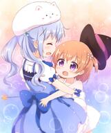 2girls ^_^ angora_rabbit animal animal_on_head araki495 bare_arms bare_shoulders black_headwear blue_bow blue_dress blue_flower blue_hair blush bow brown_hair bunny closed_eyes clothes_removed clothing commentary_request d dress eyes face facial_expression female flower gloves gochuumon_wa_usagi_desu_ka? hair hair_flower hair_ornament hat hat_removed headwear headwear_removed high_resolution highres hoto_cocoa kafuu_chino lolibooru.moe long_hair magical_girl multiple_females multiple_girls on_head one_side_up open_mouth pink_flower pleated_dress profile puffy_short_sleeves puffy_sleeves purple_eyes safe shirt short short_sleeves shoulders sleeveless sleeveless_dress sleeves smile star_(symbol) tied_hair time_paradox tippy tippy_(gochiusa) twin_tails twintails white_dress white_gloves white_shirt witch_hat x_hair_ornament younger // 1095x1307 // 1.1MB