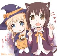 1 2girls alternate_costume animal_ears animal_tail araki495 atfbooru.ninja blonde_hair booru brown_hair cat_ears cat_tail costume danbooru ears explicit fang fangs female final_fantasy final_fantasy_xiv funami_yui hair halloween halloween_costume hat headwear loli lolibooru.moe long_hair mahou_shoujo_madoka_magica multiple_females multiple_girls open_mouth paw_pose pixiv_53331058 pixiv_89056 safe short_hair square_enix tail toshinou_kyouko twitter_username witch_hat with_hat young younger yuru_yuri ついったーまとめ1 理紅 // 806x798 // 517.7KB