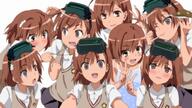 6+_females ahoge artist blush brown_eyes brown_hair clone clothing dress explicit eyes female hair_ornament hair_pin hairpin head_mounted_display jewelry last_order misaka_imouto misaka_imouto_10032 misaka_mikoto misaka_worst multiple_females multiple_girls necklace raildex safe school_uniform siblings sisters skirt to_aru_kagaku_no_railgun to_aru_majutsu_no_index uniform // 974x547 // 133.4KB