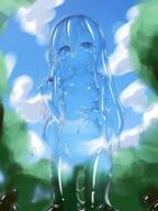 1_female 1girl absurd_resolution berry blue_eyes blue_hair blue_skin blue_sky breasts cloud cloudy_sky colored_skin curss eyes female goo_girl hair high_resolution long_hair looking_at_viewer monster_girl navel nippleless_bare_chest no_nipples nude safe sky slime slime_girl slime_monster small_breasts stomach transparent_skin // 1620x2160 // 3.1MB