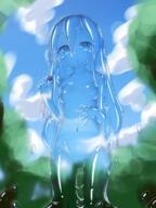 1_female 1girl absurd_resolution berry blue_eyes blue_hair blue_skin blue_sky breasts cloud cloudy_sky colored_skin curss eyes female goo_girl hair high_resolution long_hair looking_at_viewer monster_girl navel nippleless_bare_chest no_nipples nude safe sky slime slime_girl slime_monster small_breasts stomach transparent_skin // 1620x2160 // 3.1MB