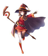 1_female 97dwnstjq anime asymmetrical_legwear bandage bandaged_leg bandages belt black_gloves black_hair black_legwear blush breasts cape commentary_request dress explicit eyebrows eyebrows_visible_through_hair eyes face facial_expression female fingerless_gloves full-length_portrait gloves hair hair_between_eyes hat headwear holding holding_object holding_staff kono_subarashii_sekai_ni_shukufuku_wo! legwear looking_at_viewer megumin open_mouth photoshop_(medium) pluto_(97dwnstjq) point_of_view red_dress red_eyes safe short_hair simple_background single_thigh-high smile solo staff thigh-highs thighhighs thighs white_background witch_hat young // 2100x2409 // 1.1MB
