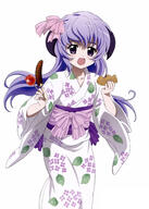 hanyuu higurashi_no_naku_koro_ni horns japanese_clothes sakai_kyuuta yukata // 2991x4181 // 1.6MB