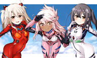 1_female 352672 3girls absurd_resolution absurdres arm_up asuka_langley_shikinami_(cosplay) ayanami_rei ayanami_rei_(cosplay) bangs black_hair blue_sky blush bodysuit border breasts brown_eyes brown_skin chloe_von_einzbern closed_mouth clothing cloud clouds commentary cosplay dark-skinned_female dark_skin day environmental_suit eyebrows eyebrows_visible_through_hair eyes face facial_expression fate fategrand_order fatekaleid_liner_prisma_illya fate_(series) fate_kaleid_liner_prisma_illya female group hair hair_between_eyes hair_ornament hairclip half_updo highres illyasviel_von_einzbern leaning leaning_forward letterboxed licking licking_lips lolibooru.moe long_hair looking_at_viewer magical_girl makinami_mari_illustrious makinami_mari_illustrious_(cosplay) miyu_edelfelt mochi_(k620803n) multiple_females multiple_girls neon_genesis_evangelion neon_genesis_evangelion_(cosplay) open_mouth open_smile orange_eyes outside_border pillarboxed pink_bodysuit pink_hair pixiv_id_749509 plugsuit prisma_illya q rebuild_of_evangelion red_bodysuit red_eyes safe safebooru sankaku_channel shikinami_asuka_langley shikinami_asuka_langley_(cosplay) sidelocks sky small_breasts smile solo souryuu_asuka_langley teeth thighs tied_hair tongue tongue_out trio twintails two_side_up upper_teeth white_bodysuit white_hair もち プラグスーツ三姉妹 プリズマ☆イリヤ1000users入り // 3500x2085 // 2.2MB