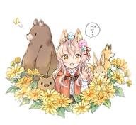 1_female 1girl animal animal_ear_fluff animal_ears animal_on_head arthropod avian bangs bear bird bird_on_head blue_flower bluebird blush boar brown_eyes bug bunny butterfly canine capelet clothing commentary_request d danbooru ears eyebrows eyebrows_visible_through_hair eyes face facial_expression fang fangs female flower fox hair hair_between_eyes hair_flower hair_ornament hair_ribbon hand_up hood hood_down hooded_capelet insect lagomorph long_hair long_sleeves looking_at_viewer mammal on_head open_mouth original pink_flower pink_hair point_of_view rabbit red_capelet red_ribbon ribbon safe shirt simple_background smile solo translated translation_request ursine wataame27 white_background white_shirt wolf-chan_(wataame27) wolf_ears yellow_flower // 736x676 // 87.4KB