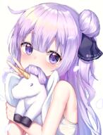 1_female anthropomorphism azur_lane bare_shoulders blush clothing danbooru equine eyebrows eyebrows_visible_through_hair eyes female hair hair_between_eyes hair_bun hair_ornament hair_ribbon light_background loli lolibooru.moe long_hair looking_at_viewer mammal mannack mannaku mythical_character object_hug petals pixiv_id_29759565 point_of_view purple_eyes purple_hair ribbon safe sankaku_channel shirt shoulders side_bun simple_background solo stuffed_animal stuffed_toy stuffed_unicorn tied_hair toy u-chan_(azur_lane) unicorn unicorn_(azur_lane) v very_long_hair white_background white_shirt ユニコーンちゃん // 800x1053 // 867.7KB