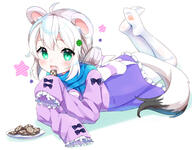 animal_ears cookie female mosamosakun mouse_ears mousegirl prone skeb tail // 1557x1219 // 840.5KB