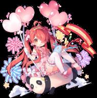 1_female 1girl >_< ahoge anniversary ark_order balloon blush blush_stickers bow choker cloud confetti crown d dress face facial_expression female fenghuang_(ark_order) fireworks fish flower frilled_legwear gloves hair hair_flower hair_ornament hair_over_one_eye heart heart_ahoge heart_balloon jewelry legwear long_hair mini_crown necklace off-shoulder_dress off_shoulder official_art open_mouth party_popper pink_bow pink_choker pink_dress pink_flower pink_footwear pink_rose red_hair rose safe smile solo star_(symbol) stuffed_animal stuffed_panda stuffed_toy swing swinging tachi-e thighhighs tiara tied_hair transparent_background tsukimi_(xiaohuasan) twintails very_long_hair white_gloves white_legwear yellow_eyes // 789x799 // 344.7KB