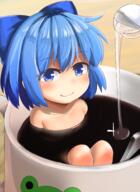 1_female absurd_resolution bathing blue_bow blue_eyes blue_hair bow cirno closed_mouth clothing coffee coffee_mug collarbone commentary commentary_request cup eyebrows eyes face facial_expression female hair hair_bow high_resolution in_container in_cup looking_at_viewer minigirl mug neck nude partially_submerged point_of_view safe saisoku_no_yukkuri saisokunoyukkuri short_hair sketch smile smug solo sparkle tagme the_embodiment_of_scarlet_devil touhou wet yande.re 寒い日にはホットなアイスコーヒー！！ 最速のゆっくり＠火曜フ-09b // 2508x3445 // 4.8MB