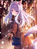 1_female akashio akashio_(loli_ace) animal_ears animal_tail anime-pictures.net aqua_bow bag blush bow brown_coat brown_gloves christmas closed_mouth clothing coat dress ear_bow ears eyebrows eyebrows_visible_through_hair eyes face facial_expression female fringe_trim girl gloves hair handbag high_resolution holiday horse_ears horse_girl horse_tail long_hair long_sleeves looking_at_viewer looking_back mejiro_mcqueen_(uma_musume) mejiro_mcqueen_(umamusume) outdoors outside outstretched_hand pattern plaid plaid_scarf purple_eyes purple_hair safe scarf shoulder_bag silver_hair single smile snow snowing solo tail tall_image tiles uma_musume_pretty_derby umamusume watatuki ウマ娘プリティーダービー1000users入り クリスマスイブにトレーナーとお出かけするマックイーン メジロマックイーン(ウマ娘) 朱シオ // 1500x2000 // 2.0MB