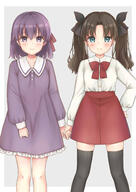 2girls absurd_resolution absurdres black_legwear blue_eyes blush brown_hair child chum_ちゃむ commentary_request danbooru dress fate fategrand_order fatestay_night fatezero fate_(series) fate_grand_order female grey_background hand_holding hand_on_hip high_resolution highres holding_hands image lolibooru lolibooru.moe long_hair matou_sakura mikujin_(mikuzin24) multiple_females multiple_girls no_audio pixiv_21213735 pixiv_79261078 purple_dress purple_eyes purple_hair red_skirt ribbon safe shirt short_hair simple_background skirt smile thigh-highs thighhighs tied_hair tohsaka_rin toosaka_rin twin_tails twintails user_lnd8765 video violet_eyes white_shirt young // 2507x3541 // 537.4KB