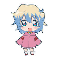 +_+ 00s 1_1_aspect_ratio 1girl bad_id bad_pixiv_id chibi full_body happy hood hoodie long_hair meiro_(yuu) multicolored_hair nia_teppelin pixiv_10086390 short_hair simple_background solo tengen_toppa_gurren_lagann two-tone_hair white_background youri19 どや・てっぺりん // 800x800 // 217.3KB