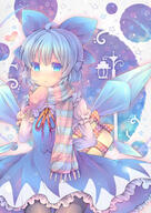 1_female 1girl ahoge black_legwear blue_eyes blue_hair blush bow cirno dress female girl hair_bow ice ice_wings lamppost lantern legwear looking_at_viewer matching_haireyes mature mittens pantyhose pjrmhm_coa safe scarf short_hair single solo tall_image touhou valentine wings winter_clothes // 706x1000 // 133.0KB