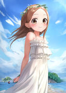 fanart fanart_from_pixiv female karakai_jouzu_no_takagi-san pixiv pixiv_id_40108486 smile solo takagi-san) takagi_(karakai_jouzu_no // 2896x4096 // 10.8MB