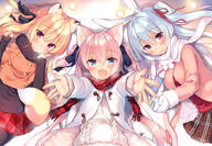 cdn.discordapp.comattachments746014447700803706746139626581917807lizard-laugh-gif.gif 3_girls 3girls animal_ear_fluff animal_ears animal_tail anime-pictures.net aran_sweater bangs black_legwear black_ribbon black_shirt black_tights blonde blonde_hair blue_eyes blue_hair blush boku_no_risou_no_isekai_seikatsu breath brown_skirt bunny_ears c97お品書き canine cat_ears cat_girl cat_tail catgirl catperson chise_(ichiri) closed_mouth coat commentary_request d ears explicit eyebrows eyebrows_visible_through_hair fang fang_(fangs) fangs female fox fox_ears fox_girl fox_tail fringe_trim girl group hair_between_eyes hair_ornament hair_ribbon holding itiri jacket kitsunemimi legwear long_hair long_sleeves looking_at_viewer lying lying_down mammal misia_(ichiri) mittens multiple_females multiple_girls nekomimi nsfw on_back open-mouth_smile open_mouth original original_character outstretched_arms pantyhose pink_hair pink_jacket pixiv_27207 pixiv_78156819 plaid plaid_scarf plaid_skirt pleated_skirt point_of_view pov q questionable rabimea_(ichiri) red_eyes red_neckwear red_ribbon red_scarf red_skirt red_sweater ribbed_sweater ribbon safe sankaku sankaku_channel sazaki_ichiri scarf shirt silver_hair skirt sleeves_past_wrists smile snow_bunny snow_rabbit sweater tail trio two_side_up unmoving_pattern very_long_hair white_coat white_hair white_mittens white_neckwear white_scarf white_sweater あっためて_♥ うさみみ イチリ イチリ☆三日目れ23ab オリジナル オリジナル7500users入り ケーブルニット ボクの理想の異世界生活 仰臥 狐耳 猫耳 黒タイツ // 1000x693 // 668.0KB