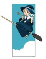 1girl akai_sashimi black_dress black_headwear dress eyebrows_visible_through_hair grey_eyes grey_hair hands_up hat holding holding_wand long_hair long_sleeves original safe sailor_collar solo wand white_sailor_collar wide_shot witch witch_hat // 751x960 // 54.6KB