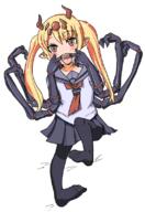 1_female 1girl 2d_art arachnid arthropod arthropod_girl blonde blonde_hair blush bodily_fluids bug child female female_focus female_only female_solo focus_on_female_character hair_tie insect_girl lily-chan_(yukihyou) lily-chan_(yukihyouman) lolibooru lolibooru.moe long_hair looking_at_viewer mature monster monster_girl nijie.info nijie_26614 open_mouth original point_of_view pov s safe sailor_uniform saliva sankaku sankaku_channel school_uniform schoolgirl_uniform serafuku shiny shiny_hair skirt solo solo_female spider spider_girl tied_hair tongue tongue_out twin_tails twintails uniform young yukihyou_(blue_0129) yukihyouman あーん♡ アラクネ ロリ 人外 ｴﾛﾋｮｳ // 550x800 // 241.1KB