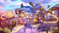 angela_mercy"_ziegler_(overwatch) blizzard_entertainment" dr._angela_"mercy"_ziegler hana_"d.va"_song_(overwatch) k-on! overwatch science_fiction // 2560x1440 // 448.1KB