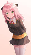 1girl alternate_age alternative_age anya_forger arms_behind_back blush clothing dress eyebrows_visible_through_hair fanart fanart_from_pixiv female green_eyes hair_buns hair_cones high_resolution horns long_hair long_sleeves looking_at_viewer medium_hair miniskirt older pink_hair pixiv pixiv_8321385 pixiv_98482718 q questionable safe sankaku school school_uniform seifuku seungju_lee shot_z shotz simple_background skirt smile solo spy_x_family spy_×_family spy×family spy×family5000users入り sunbeam thigh_highs thighhighs twin_buns uniform white_legwear yande.re アーニャ アーニャ・フォージャー スパイファミリー 女の子 少女 年齢操作 白ニーソ 絶対領域 // 1200x2080 // 2.3MB