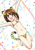 1girl 2022 2022正月虎ビキニフェイトちゃん 3 absurdres animal_ears animal_print bikini blue_eyes blush breasts brown_hair chinese_zodiac collarbone confetti eyebrows_visible_through_hair fake_animal_ears fake_tail hair_ornament highres looking_at_viewer lou lou_tamagoya lyrical_nanoha mahou_shoujo_lyrical_nanoha mahou_shoujo_lyrical_nanoha_a's micro_bikini miyajima_hitoshi navel open_mouth questionable shiny shiny_hair shiny_skin short_hair simple_background small_breasts smile solo swimsuit tail tiger_ears tiger_print tiger_tail white_background x_hair_ornament yagami_hayate year_of_the_tiger アナル尻尾 フェイト・t・ハラオウン 八神はやて 高町なのは 魔法少女リリカルなのは // 1771x2500 // 1.8MB