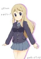 1_female 1girl anime blonde_hair blue_eyes commentary_request female happy_birthday k-on! kotobuki_tsumugi long_hair ma-2_(konkon_kitakitsune) mature safe sakuragaoka_high_school_uniform school_uniform smile solo standing sync_(id_12519877) uniform // 560x800 // 214.9KB