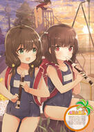 3girls ass asymmetrical_hair backpack bag bent_over brown_hair clock cloud clouds contentious_content danbooru double_bun dusk evening female flute garrison_cap gelbooru general green_eyes hair_bobbles hair_bun hair_ornament high_resolution highres instrument kneepits legs loli long_hair low_twintails multiple_females multiple_girls musical_instrument old_school_swimsuit one-piece_swimsuit open_mouth original outdoors outside photoshop_(medium) playground ponytail questionable randoseru recorder red_eyes safe sankaku_channel school_swimsuit short_hair side_ponytail sitting sky slide smile sun sunset swimsuit swimwear swing tetsujin_momoko thighs tied_hair twintails underage yande.re young // 1359x1920 // 1.1MB
