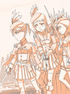 2020-12-21_(sketches) 8 adapted_uniform bayonet boots capelet epaulettes gun hat highres kageng long_hair military military_hat military_uniform musket nangin007 officer original pixivsketch reloading revolver saber_(weapon) saya_(scabbard) soldier sword thigh-highs uniform war weapon レオタード // 1536x2048 // 3.1MB