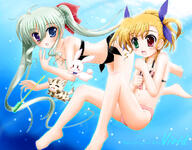 img18.pixiv.netimgflipper718501693.jpg 10s 2girls alternate_hairstyle asteion bad_id bad_pixiv_id barefoot bicolored_eyes bikini blonde_hair einhart_stratos feet female flipper green_hair hair_ribbon heterochromia loli long_hair lyrical_nanoha mahou_shoujo_lyrical_nanoha mahou_shoujo_lyrical_nanoha_vivid multiple_females multiple_girls open_mouth ribbon sacred_heart safe sensitive swimsuit swimsuits swimwear takamachi_vivio tied_hair twintails underwater vivio water yande.re young // 1109x866 // 345.7KB