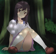 1_female 1girl black_hair blue-striped_panties blue_panties blue_stripes blue_underwear brown_eyes female female_focus female_only female_solo focus_on_female_character haruyama_kazunori ichijou_hotaru looking_at_viewer mature non_non_biyori panties pantsu pink_skirt point_of_view pov questionable safe sankaku_channel short_hair sitting skirt smile socks solo solo_female striped striped_panties striped_underwear underwear // 880x849 // 114.9KB