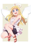 1other angel_wings blonde_hair,_blue_eyes blue_eyes crimvael full_body interspecies_reviewers ishuzoku_reviewers kara_hai karahai_(31448823) leggings open_mouth pixiv sensitive tagme teeth twitterのらくがき wings からはい クリムヴェール スパッツ 異種族レビュアーズ 異種族レビュアーズ1000users入り 金髪碧眼 // 1538x2306 // 1.2MB