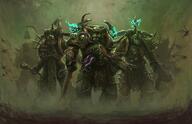 chaos plague_marines warhammer_40,000 // 1500x971 // 219.7KB