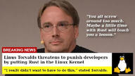 linus_torvalds linux memes rust // 800x450 // 83.7KB