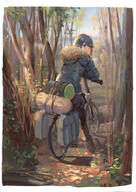 1_female 1girl bicycle black_hair black_legwear black_pantyhose boots border brown_footwear closed_mouth coat day female footwear forest fur fur-trimmed fur-trimmed_coat fur_trim gelbooru ground_vehicle high_resolution highres hood hood_down legwear legwear_under_shorts looking_at_viewer looking_back nature outdoors outside pantyhose path point_of_view pov psi_(583278318) purple_eyes riding road safe sensitive shima_rin shorts smile solo tree vehicle violet_eyes white_border yuru_camp yurucamp // 1494x2111 // 1.7MB