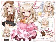1 1girl 2d_art @_@ ^_^ anzu_ame ascot bangs bare_shoulders bathing beret black_legwear black_skirt black_thighhighs blonde_hair blush breasts brown_headwear brown_jacket cape card clavicle closed_eyes clothing clownwolc collarbone collared_shirt dress elbow_gloves elementary_schoolers_are_the_best!! expressions eyebrows_visible_through_hair eyes_closed facing_viewer fatekaleid_liner_prisma_illya fate_(series) feather_hair_ornament feathers female flying_sweatdrops frills gloves hair_between_eyes hair_ornament hat headwear high_resolution highres homurahara_academy_school_uniform illyasviel_von_einzbern illyasviel_von_einzbern_(prisma_illya) jacket layered_gloves legwear lolibooru long_hair long_sleeves looking_at_viewer magical_girl magical_ruby multiple_views neck_ribbon nude open_mouth pajamas pink_dress pink_gloves pink_shirt pixiv_75635937 pleated_skirt prisma_illya prisma_illya_1000+_bookmarks puffy_short_sleeves puffy_sleeves red_eyes red_ribbon ribbon safe sailor_collar school_uniform sensitive shirt short_sleeves sidelocks skirt small_breasts smile swimsuit thighhighs thighs translation_request two_side_up uniform water wet white_cape white_gloves white_sailor_collar white_shirt white_skirt まったく、小学生は最高だぜ!! イリヤまとめ イリヤスフィール(プリズマ☆イリヤ) イリヤスフィール・フォン・アインツベルン プリズマ☆イリヤ プリズマ☆イリヤ1000users入り 手袋 杏飴 水着 // 1579x1200 // 1.8MB