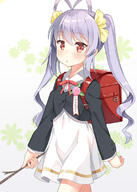 1_female 1girl antenna_hair azoorin backpack bag bangs blush branch chestnut_mouth commentary_request cowboy_shot eyebrows eyebrows_visible_through_hair female general gradient gradient_background hair_ribbon hair_tie hyuuga_azuri long_hair long_sleeves mature miyauchi_renge non_non_biyori open_mouth pixiv_51368495 purple_hair randoseru red_eyes ribbon safe school_bag school_uniform simple_background solo tied_hair twintails uniform walking おーとくちゅーる のんのんびより のんのんびより1000users入り ランドセル 伝説の剣 入学式れんちょん 宮内れんげ 日向あずり // 800x1119 // 230.0KB