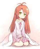 1_female 1girl 3 ahoge antenna_hair blanket blush brown_hair brunette collarbone female green_eyes hands_between_legs kito_(sorahate) kitoside kneeling koshigaya_komari loli long_hair looking_at_viewer loose_clothing mature nightwear non_non_biyori orange_hair pajamas pixiv_40268004 pixiv_9440 pov rough safe sankaku_channel sketch solo young こまぐるみ こまちゃん こまちゃんまつり なにこれ癒される のんのんびより のんのんびより1000users入り ほたるんホイホイ サロペット 一条蛍 樹人 裸オーバーオール 越谷小鞠 // 600x725 // 62.6KB