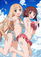 2d_art 2girls 5th-year bangs bare_shoulders barefoot bikini bikini_skirt blue_bikini blue_sky blue_swimsuit blush breast_hold breasts brown_eyes brown_hair clothing commentary_request d danbooru day doma_umaru dot_nose ebina_nana explicit_content eyebrows eyebrows_visible_through_hair feet female foreshortening frilled_bikini frilled_swimsuit frills from_side furrowed_brow furrowed_eyebrows gelbooru hair_between_eyes hands_up high_resolution highres himouto!_umaru-chan in_profile kantoku large_breasts leg_up light_brown_hair long_hair looking_at_viewer medium_breasts medium_hair miniskirt multicolored multicolored_bikini multicolored_clothes multiple_females multiple_girls navel o open-mouth_smile open_mouth outdoors outside outstretched_arm partially_submerged pixiv_1565632 pixiv_98388663 pov raised_leg reaching_out reaching_towards_viewer red_bikini red_swimsuit s safe sankaku sankaku_channel sensitive shiny shiny_hair sidelocks skirt sky smile stading standing standing_on_one_leg stomach striped striped_bikini striped_pattern striped_swimsuit swimsuit swimsuits thighs tongue two_side_up very_long_hair wading water water_drop wavy_mouth wet white_bikini white_swimsuit yande.re – うまる おへそ まるまるうまる！ カントク 土間うまる 妹 干物妹!うまるちゃん 水着 海老名菜々 // 1416x2000 // 668.9KB