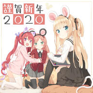 11_aspect_ratio 2020 3_females 3girls animal_ear_fluff animal_ears animal_tail bangs black_dress black_hair_ornament black_hairband black_legwear black_ribbon blonde_hair blush brown_hair cat_ears cat_girl cat_tail catgirl catperson chinese_zodiac closed_mouth collared_shirt commentary_request d drawing_tablet dress ears explicit eyebrows eyebrows_visible_through_hair fake_animal_ears fang fangs female garrison_cap green_eyes grey_skirt hair_ornament hair_ribbon hairband hazuki_watora high_resolution highres holding holding_stylus hood hood_down hoodie jacket kani_biimu kneeling knees_up kneesocks legwear lolibooru long_hair long_sleeves luminocity mature minazuki_sarami mouse_ears mouse_girl mouse_tail multiple_females multiple_girls nekomimi no_shoes nsfw one_side_up open-mouth_smile open_mouth original original_character panties pantsu parted_bangs peko pink_hoodie pixiv_79079504 pleated_skirt purple_eyes pushing_away pushing_face red_hair red_jacket redhead ribbon s safe sankaku sankaku_channel sensitive shimotsuki_potofu shirt sitting skirt sleeveless sleeveless_dress sleeveless_outfit sleeves_past_wrists smile stylus tail thigh-highs thighhighs tied_hair twin_tails twintails underwear v-shaped_eyebrows very_long_hair violet_eyes wavy_mouth white_legwear white_panties white_pantsu white_shirt white_underwear year_of_the_rat かにビーム ねずみみ はいてる オリジナル オリジナル3000users入り サラミ スカートの中から尻尾 ニーソ ポトフ ポトフちゃん ワトラ 膝立ち 謹賀！ // 1200x1200 // 633.9KB