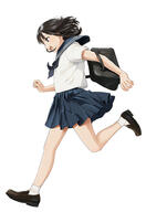 03 1girl 2d_art bag benikongou black_footwear black_hair black_neckerchief blue_sailor_collar blue_skirt d from_side full_body loafers mattaku_mousuke neckerchief original pixiv_112117817 pixiv_52400 pleated_skirt running sailor_collar school_bag school_uniform serafuku shirt shoes short_sleeves simple_background skirt smile socks solo twitter_username watermark white_background white_shirt white_socks オリジナル モー助 無題 猫と女の子 // 685x1000 // 72.7KB