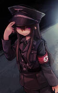 1 182552 1_female 1_male 1girl 4 918 animal_ears animal_fox_ears animal_unknown armband bee_(deadflow) black_hair character character_request clothing commentary_request deadflow ears fang fangs female gothic_lolita gotta gotta2 grin hand_on_headwear hat headwear high_resolution highres jacket japanese_clothes lolita_fashion long_hair long_sleeves male military military_uniform nazi necktie noconol original original_character peaked_cap pixiv_182552 pixiv_47979018 purple_eyes s safe sankaku sankaku_channel sensitive smile solo strap swastika uniform uniforms violet_eyes б キツネ耳 コンコレ ゴスロリ 久龍コハク 和服 狐娘 狐耳 霊狐ヤスツナ // 798x1265 // 254.5KB