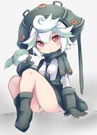 1girl animal animal_on_hand bent_knees blush boots commentary_request creature creature_on_hand danbooru duo fanart fanart_from_pixiv female footwear gelbooru gloves green_footwear green_gloves green_hair green_handwear green_hat green_headwear green_outfit hair_between_eyes hat headwear highlights karukan_(monjya) lingerie looking_at_camera looking_at_viewer made_in_abyss mature meinya meinya_(made_in_abyss) monjya multi-colored_hair multicolored_hair on_floor panchira_(sitting) panties pantsu panty_peek pixiv pixiv_453927 pixiv_67707911 pov prushka prushka_(made_in_abyss) red_eyes sankaku_channel sensitive shoes short_hair simple_background sitting smile solo two-tone_hair underwear white_hair white_panties white_underwear かるかん プルシュカ メイドインアビス メイドインアビス500users入り 夜明けの花 // 648x900 // 440.2KB