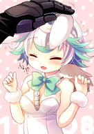 1boy 1girls ahoge alternate_costume blush bondrewd bowtie bunny_ears bunny_girl bunnysuit cleavage closed_eyes cute detached_collar father_and_daughter female female_focus hand_on_another's_head head_pat made_in_abyss medium_breasts meinya messy_hair neck_ribbon object_between_breasts prushka sakurazawa_izumi short_hair small_breasts smile solo_focus two-tone_hair white_hair // 700x990 // 213.6KB