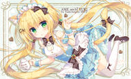 alice_in_wonderland ameto_yuki animal_ears blonde_hair breasts catgirl catperson chocomint_(ameto_yuki) cleavage dress ears female green_eyes konachan.com long_hair maid original safe tail thigh-highs thighhighs watermark // 1531x922 // 1.5MB