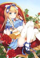 alice alice_in_wonderland dress emori_miku_project emu_alice gomano_rio heels stockings thighhighs // 2505x3603 // 6.7MB