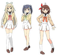 3girls art asagi_asuka background blonde blonde_hair brown_hair female green_hair group kantoku long_hair magical_suite_prism magical_suite_prism_nana medium_hair multiple_females multiple_girls nana official_art oribe_kotone red_eyes s safe sankaku sankaku_channel school_uniform shaft_(studio) simple_background three_girls tied_hair trio twin_tails twintails uniform washioka_itaru white white_background // 700x675 // 137.8KB