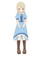 15 1girl 2d_art bangs blue_dress blush boots brown_eyes brown_footwear brown_hair closed_mouth collared_dress cross-laced_footwear dress eyebrows_visible_through_hair female frilled_dress frills idolmaster idolmaster_cinderella_girls lace-up_boots long_hair looking_away looking_to_the_side morikubo_nono pixiv_87964140 puffy_short_sleeves puffy_sleeves ringlets s short_sleeves simple_background skirt_hold smile solo standing uccow ucuccow white_background アイドルマスターシンデレラガールズ アイマス500users入り ペルソナ4 丑 森久保乃々 落書きまとめ // 600x800 // 65.8KB