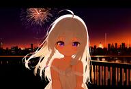 1girl 7 270459931 aerial_fireworks ahoge ai-generated ai_generated aibooru bangs bare_shoulders blush breasts city city_lights cityscape closed_mouth dress elaina_(majo_no_tabitabi) euler_a fireworks frilled_dress frills gyj-acxg_2号机 hair_between_eyes holding_hands loli long_hair looking_at_viewer luneh majo_no_tabitabi night outdoors pixiv_11546218 pov pov_hands purple_eyes railing safe sensitive sky sleeveless small_breasts smile solo_focus sundress upper_body white_dress white_hair ロリ 伊蕾娜 少女 星空 白髪 風景 魔女の旅々 魔女之旅 // 2432x1664 // 3.2MB