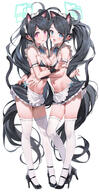 2girls <key>_(blue_archive) absurdly_long_hair ahoge animal_ears apron aris_(blue_archive) banned_artist bikini black_bikini black_footwear black_hair blue_archive blue_eyes blue_ribbon blush bra breasts cat_ears cat_tail detached_collar full_body green_halo halo hand_on_another's_stomach heels high_heels kei_(blue_archive) loli long_hair looking_at_viewer maid maid_apron maid_bikini maid_headdress multiple_girls navel neck_ribbon nekomimi open_mouth parsley-f parsley_f paseri questionable red_eyes ribbon sensitive side_ponytail simple_background skirt_lift small_breasts smile swimsuit symmetrical_docking tail tendou_arisu thighhighs unconventional_maid very_long_hair white_apron white_background white_thighhighs // 992x1922 // 1.1MB